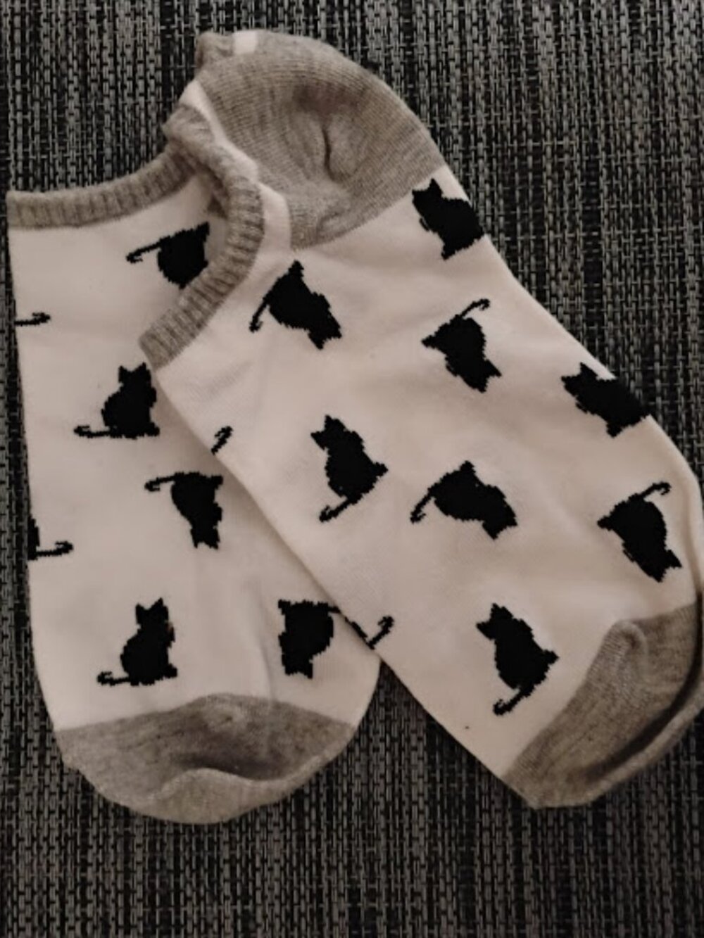 Cat Socks OSFM Women, Youth, Unisex *NEW* Black Cats No-show Booties Casual